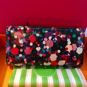 Kate Spade Grant Lane Bright Jewel Stacey Wallet